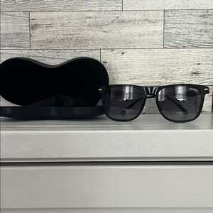 Carrera Black Sunglasses with Case and Cloth- NWOT